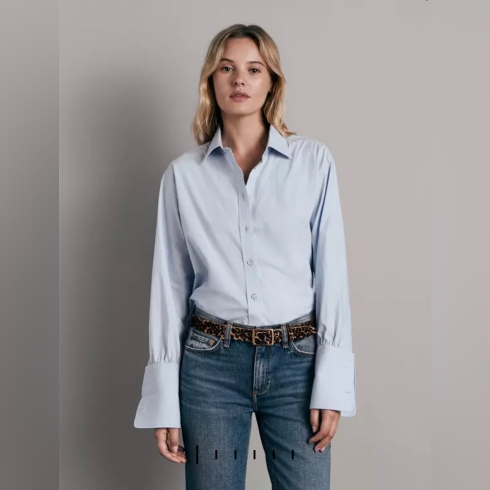 Rag & Bone Diana cotton poplin shirt